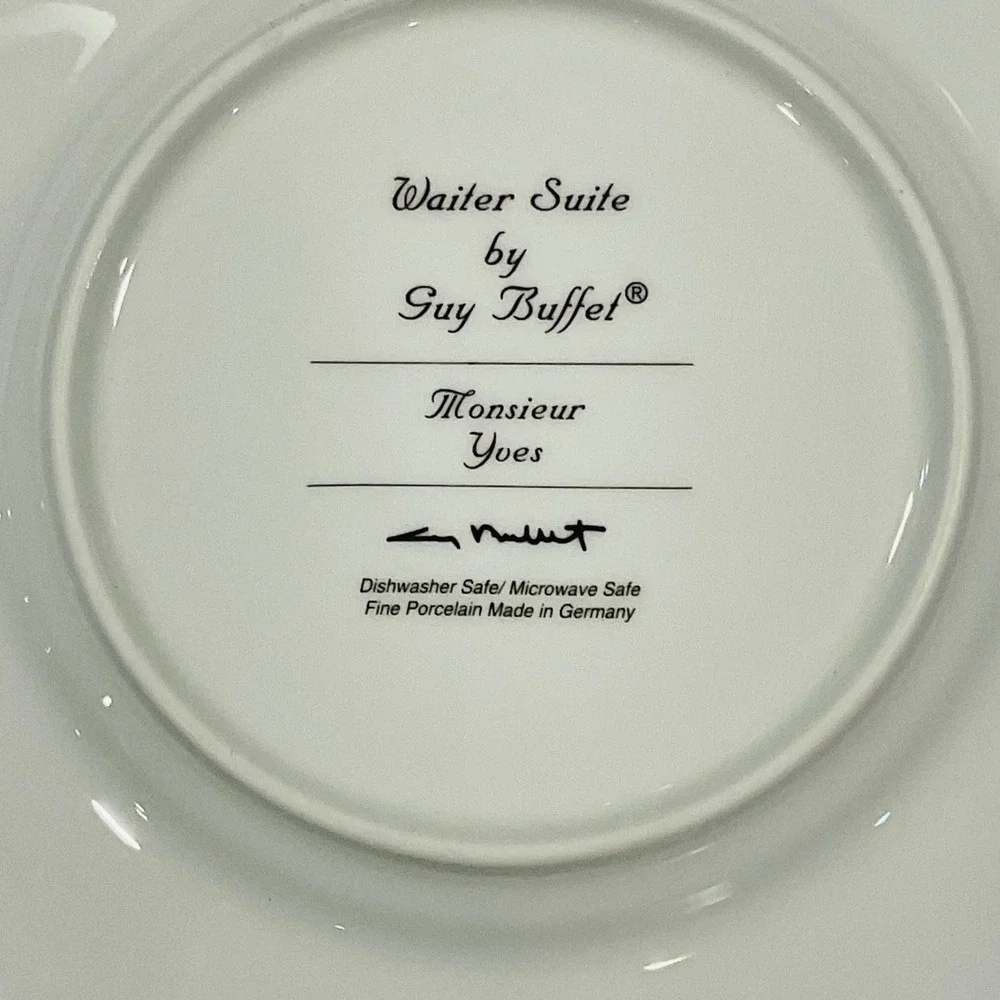 Williams Sonoma Guy Buffet Waiter Suite Salad Plates Set of 4 Eschenbach Germany